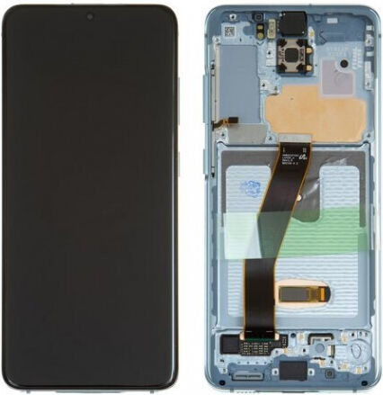O ecran cu Mecanism Tactil pentru Samsung Galaxy S20 (Albastru)