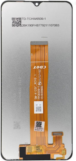 Οθόνη με Μηχανισμό Αφής για SAMSUNG a12 a125 (Μαύρο)