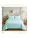 Casa Colori Сет Чаршафи с Ластик 120x200+30см. Aqua 3бр