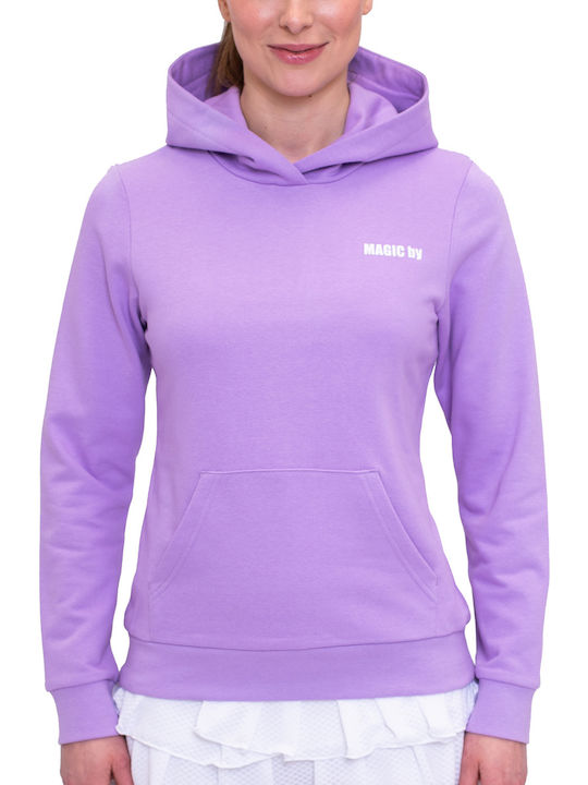 Γυναικείο Φούτερ με Κουκούλα Lilac