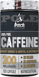 Pole Nutrition Кофеин 200mg 100 Капсули Pole Nutrition Кофеин 200mg 100 Капсули