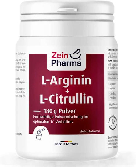Zein Pharma L-arginine + L-citrulline 180гр