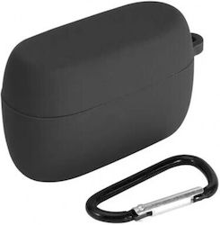 Schutzhülle für Jabra Elite 85t kabellose Stereo-Kopfhörer, schwarze Farbe, Hakenbefestigung