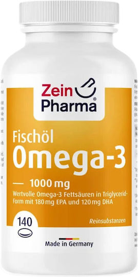 Zein Pharma Omega-3 Рибено масло 1000мг 140 софтджел