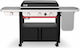 Weber Slate GPSB Premium Griddle Grătar pe gaz cu 3 buc 10.6kW și Arzător Lateral