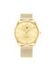 Tommy Hilfiger Watch Battery with Gold Metal Bracelet