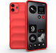 Techsuit Magic Umschlag Rückseite Silikon Rot (...