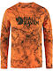 Long Sleeve Sweater Orange Camo