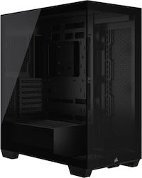 Corsair 3500X Gaming Midi Tower Computer Case with Window Panel Black