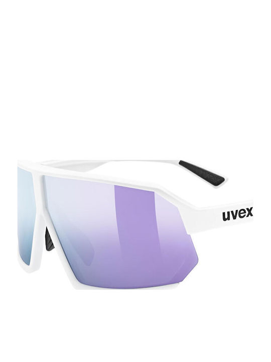 Uvex Sportstyle Unisex Sunglasses with White Pl...