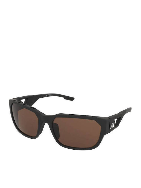 adidas Unisex Sonnenbrille mit Schwarz Kunststo...