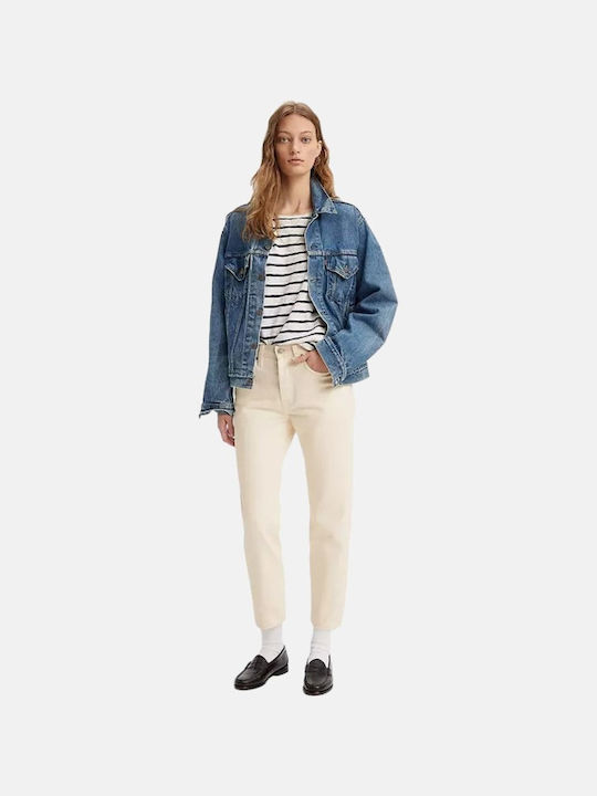 Levi's Damenjeanshose in Normaler Passform Beige