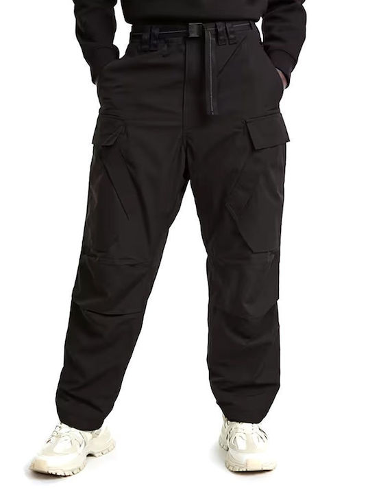 Herrenhose Cargo Lose Passform Schwarz