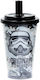 Puckator Sticlă cu Pai Ecozen Stormtrooper Cup73 5055071781391
