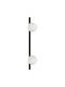 Beliani Modern Lamp Wall Black