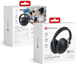 Forcell F-AUDIO Pro Sound Craft Wireless/Wired On Ear Headphones with 28 hours of Operation Blacα