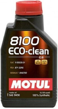 Motul Sintetic Ulei Auto 8100 Eco-Clean 5W-30 C2 1lt