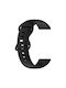 Amazfit Gtr 3 22mm Μονόχρωμη Ζώνη Ρολογιού Σιλικόνης Μαύρο