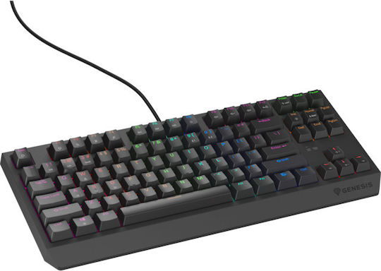 Genesis Thor 230 Lite Gaming Mechanical Keyboard Tenkeyless with Outemu Red switches and RGB lighting (English US)