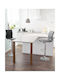 Stool Bar with Adjustable Height Black 2pcs