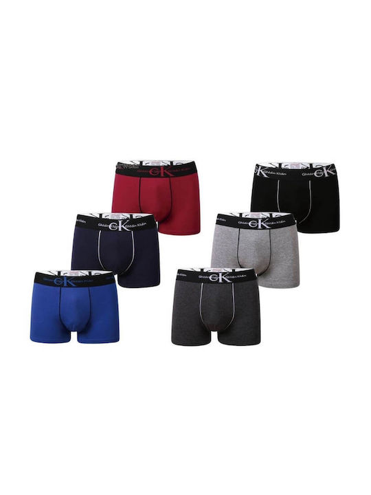 Uomo Herren Boxershorts Colorful 6Packung