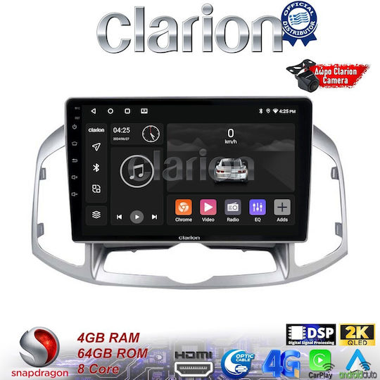 Clarion Auto-Audiosystem für Chevrolet Captiva 2006 > 2018 (Bluetooth/USB/WiFi/GPS/Apple-Carplay/Android-Auto)
