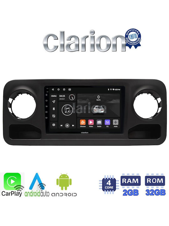 Clarion Sistem Audio Auto pentru Mercedes-Benz Sprinter 2019 > (Bluetooth/USB/WiFi/GPS/Apple-Carplay/Android-Auto) cu Ecran Tactil 9"