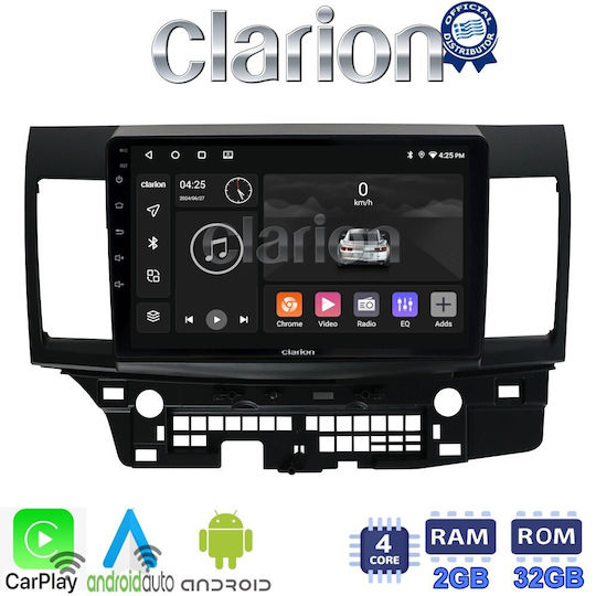 Clarion Ηχοσύστημα Αυτοκινήτου για Mitsubishi Lancer 2008> (Bluetooth/USB/WiFi/GPS/Apple-Carplay/Android-Auto)
