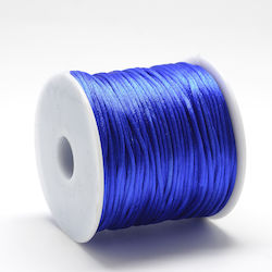 Mäuseschwanz Schnürsenkel aus Kunstleder Blau 1mm x 70m Mäuseschwanz Schnürsenkel aus Kunstleder Blau 1mm x 70m