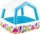 Intex Sun Shade Piscină Pentru Copii Rotundă 295lt Gonflabilă 157x122cm Albastră