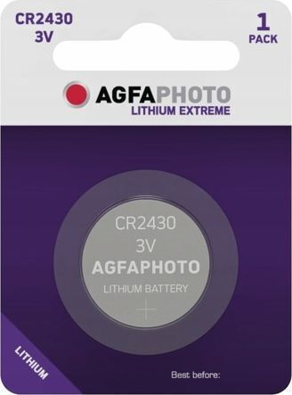 AgfaPhoto Batterie Lithium für Uhren CR1620 / CR2430 3V 1Stück