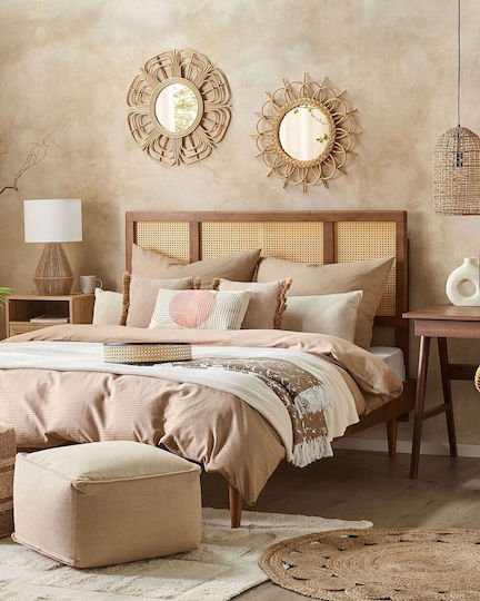 60 Cm Natural Wall Mirror Telakia