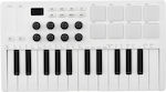 Midi Keyboard with 25 Keys Black