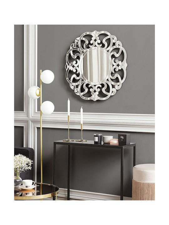 70 Cm Silver Wall Mirror Mornaix