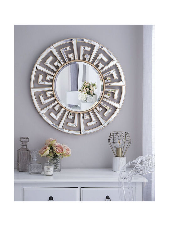 Gold Wall Mirror 70 Cm Flers