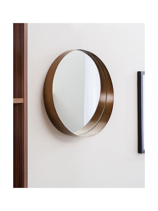 Wall Mirror 40 Cm Copper Piney