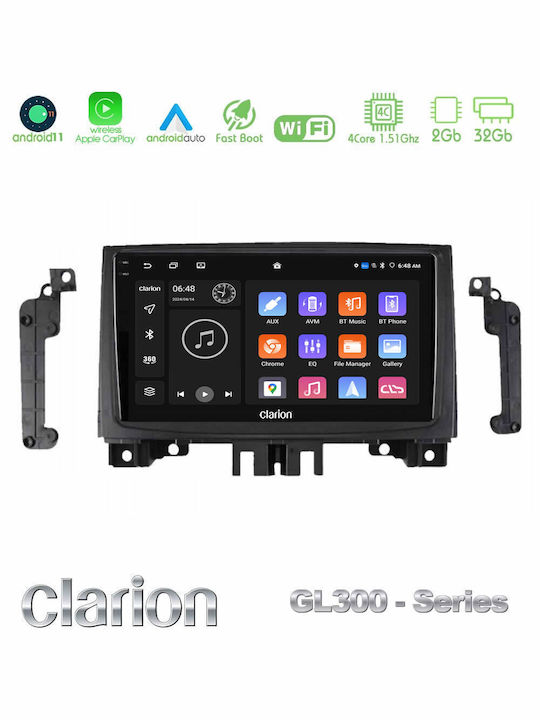 Clarion Sistem Audio Auto pentru Mercedes-Benz Sprinter VW Artizan 2006-2018 Bluetooth USB AUX Wi-Fi GPS Apple CarPlay Android Auto cu Ecran Tactil 9"