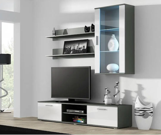 Подова Витрина от ПДЧ със Стъкло Sz/bi 29x60x115см