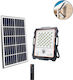 Eliteson Waterproof Solar LED Floodlight 100W Cold White 6000K with Motion Sensor and Remote Control IP67