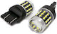 Led Bulb 7443 W21/5w 12-24v Canbus 1800lm White A Lens