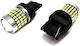 LED 7440 W21W 12-24V Canbus 2100lm Weiße Glühbirne mit Linse