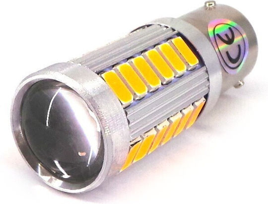 Led Bau15s Py21w 12-24v 17w Canbus Orange