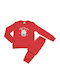 Trax Kids' Pajamas Winter red