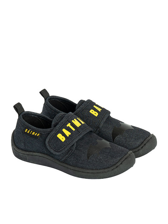 Kids Slippers Black Batman