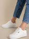 Plato Femei Sneakers White / Champagne