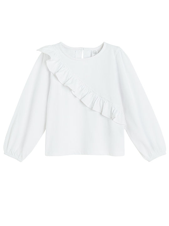 Cool Club Kids' Blouse Long Sleeve White