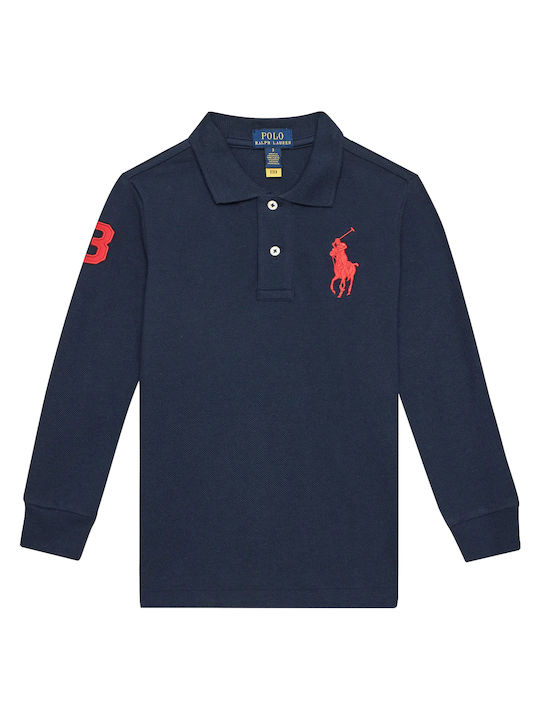 Ralph Lauren Kids Polo Long Sleeve Refined Navy