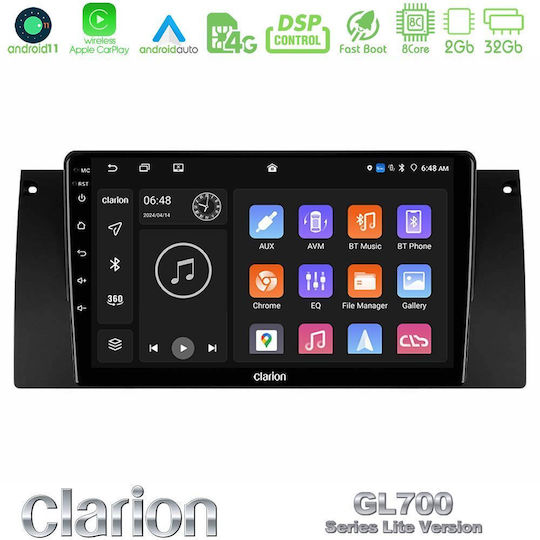 Clarion Автомобилна Аудио Система (Блутут/USB/WiFi/GPS/Apple-Carplay/Android-Auto) с Тъчскрийн 9"