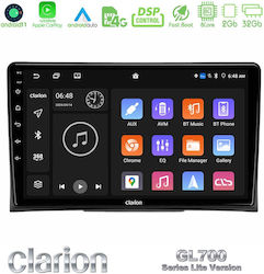 Clarion Car-Audiosystem für Volkswagen Transporter / Golf 2003-2015 (Bluetooth/USB/WiFi/GPS/Apple-Carplay/Android-Auto) mit Touchscreen 9"