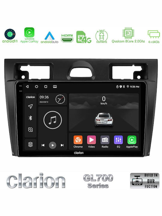 Clarion Автомобилна Аудио Система (Блутут/USB/WiFi/GPS/Apple-Carplay/Android-Auto) с Тъчскрийн 9"